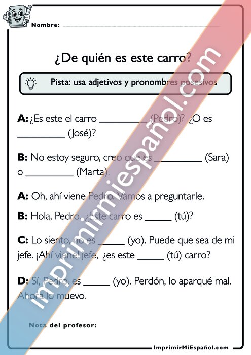 Para colorear