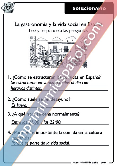 Clave de respuestas