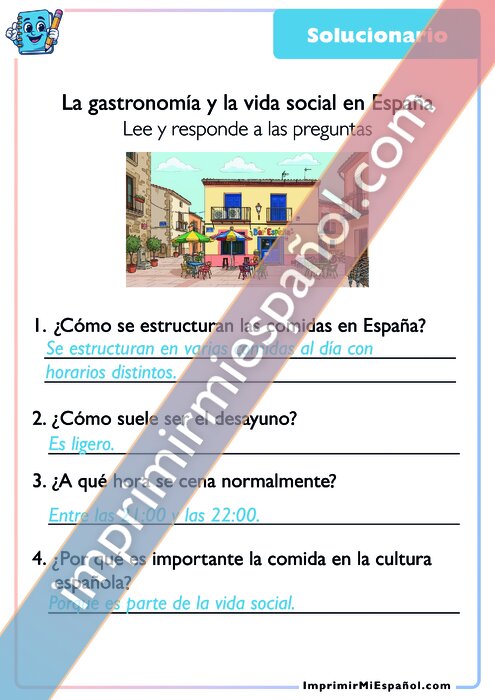 Clave de respuestas