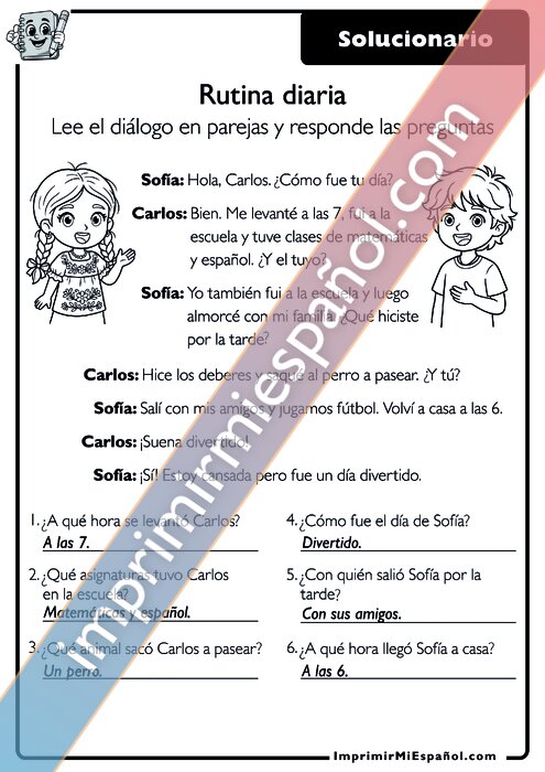 Clave de respuestas