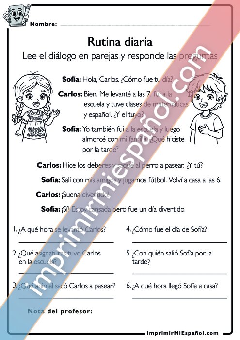 Para colorear
