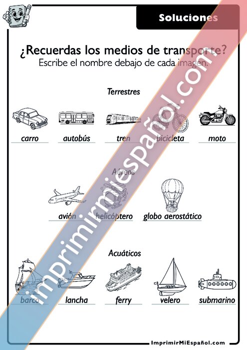 Clave de respuestas