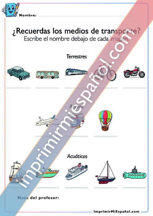 Medios de transporte