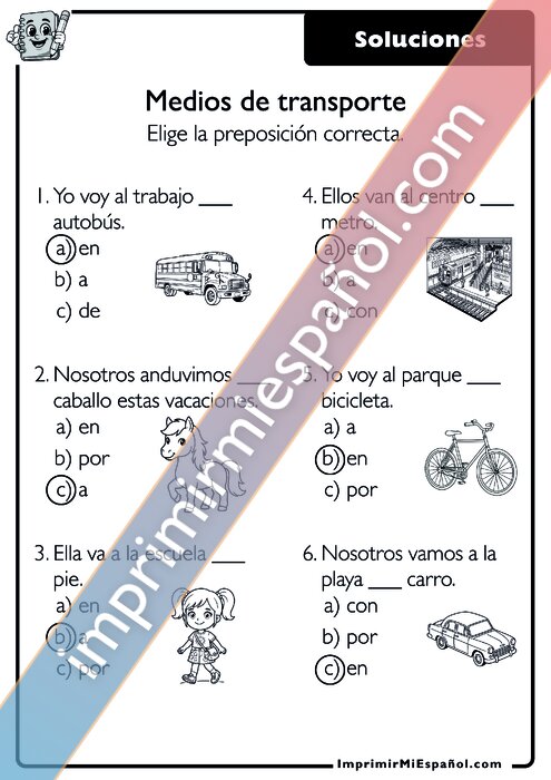 Clave de respuestas