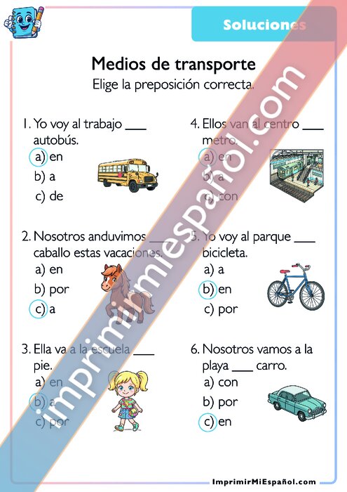 Clave de respuestas