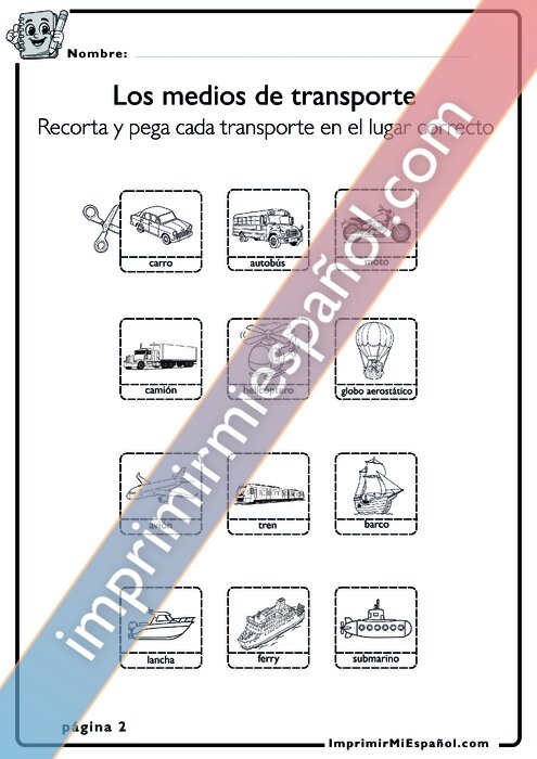 Para colorear
