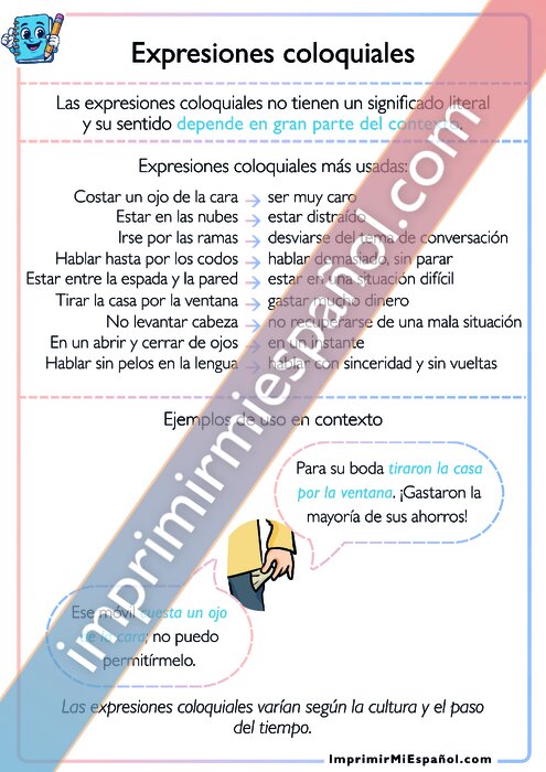 Expresiones coloquiales