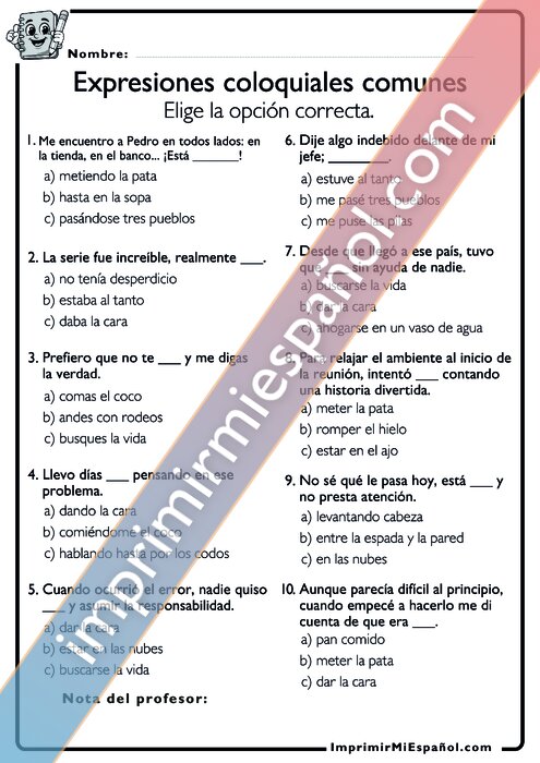 Para colorear