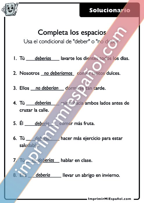 Clave de respuestas