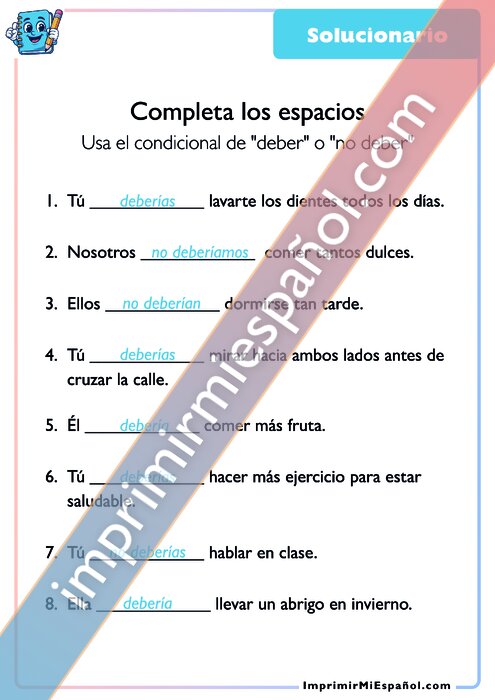 Clave de respuestas