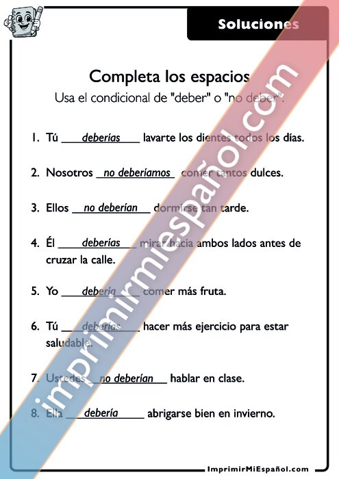 Clave de respuestas
