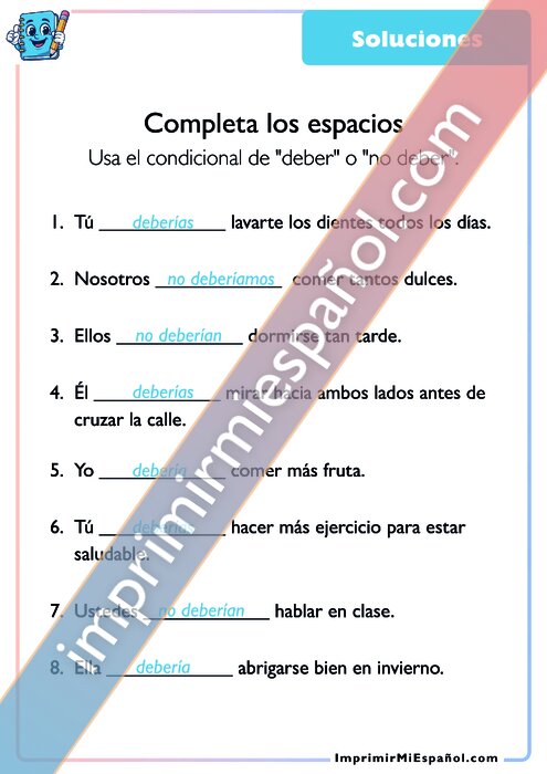 Clave de respuestas