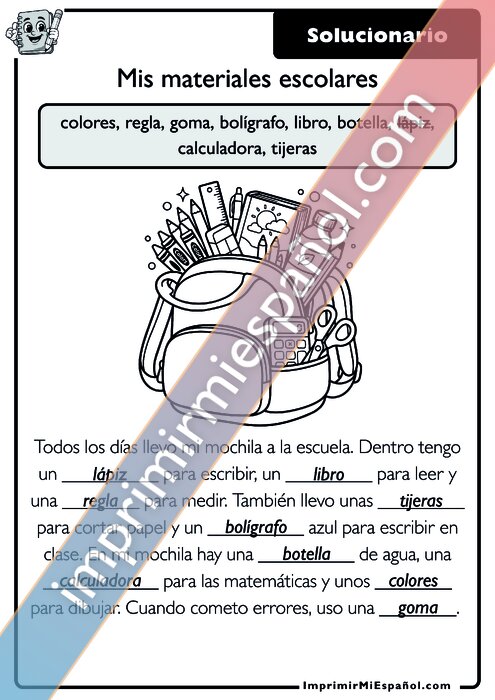 Clave de respuestas