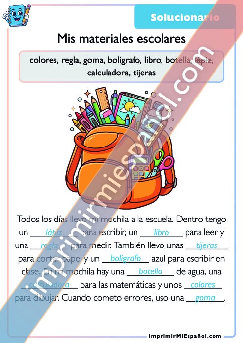 Clave de respuestas