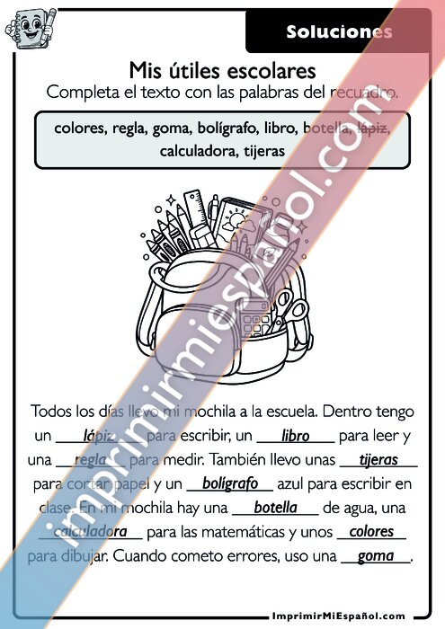 Clave de respuestas