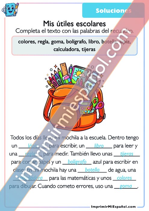 Clave de respuestas