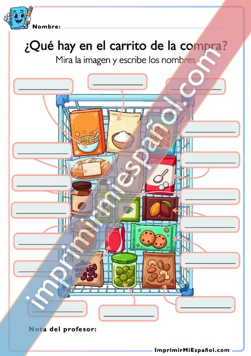¿Qué hay en el carrito de la compra?