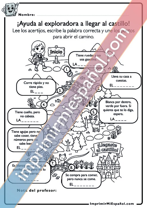 Para colorear