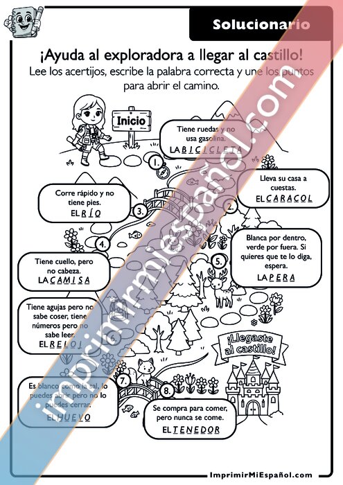 Clave de respuestas