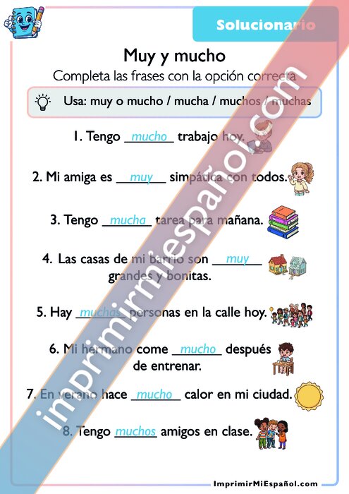 Clave de respuestas