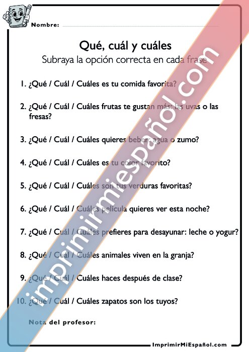 Para colorear