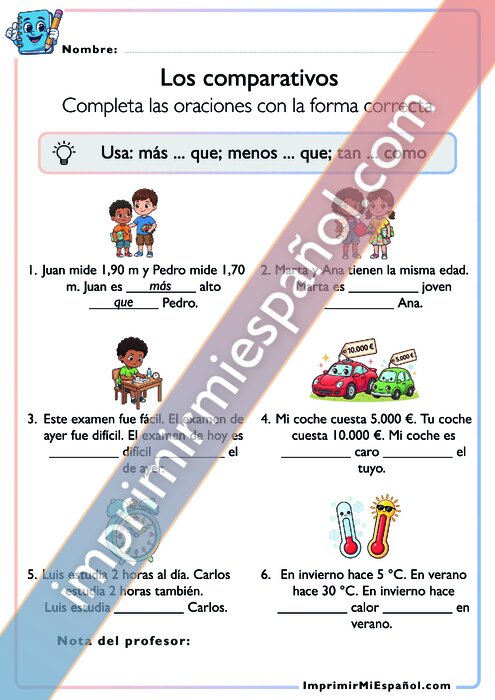 Los Comparativos