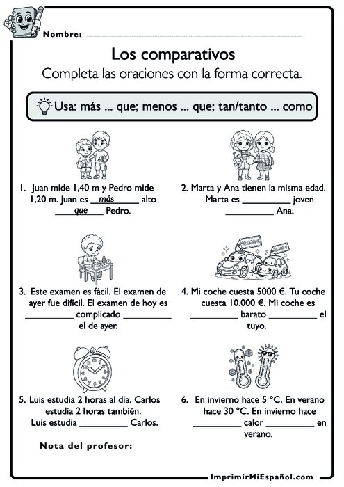 Para colorear