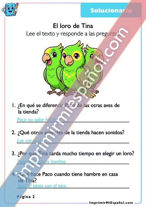 Clave de respuestas