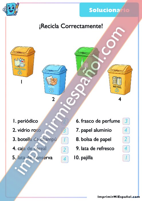 Clave de respuestas