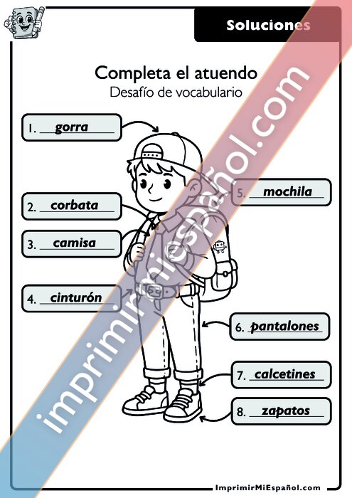 Clave de respuestas