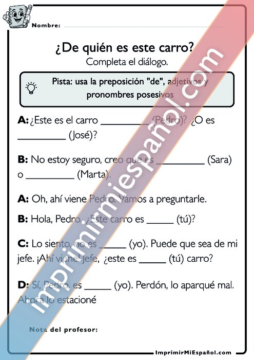 Para colorear