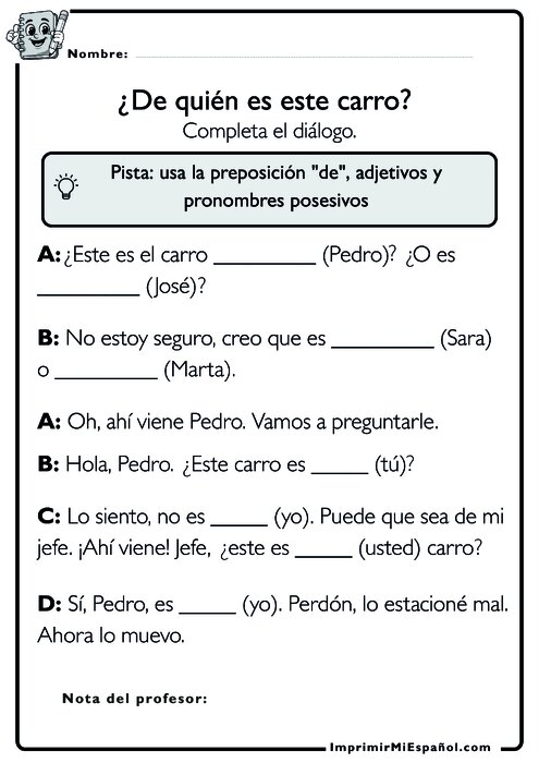 Para colorear