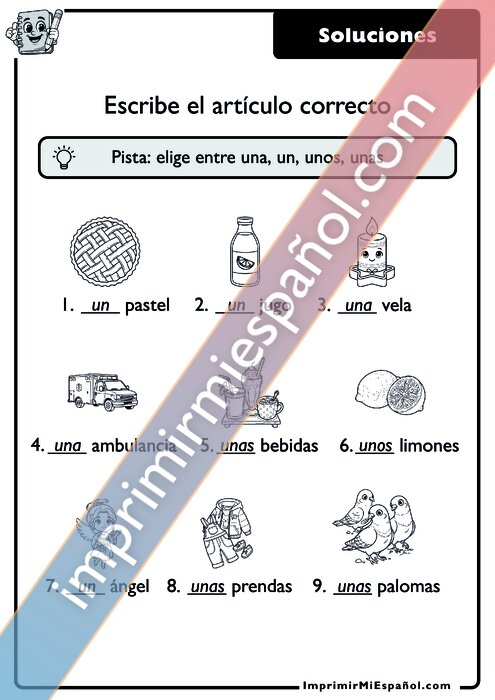 Clave de respuestas