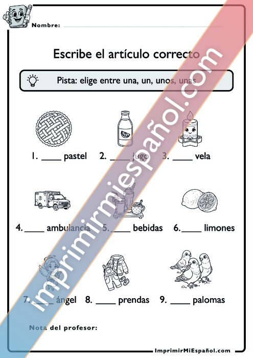 Para colorear