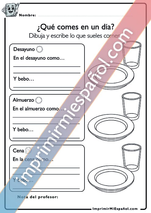 Para colorear