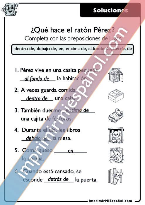 Clave de respuestas