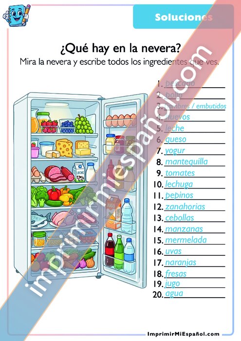 Clave de respuestas