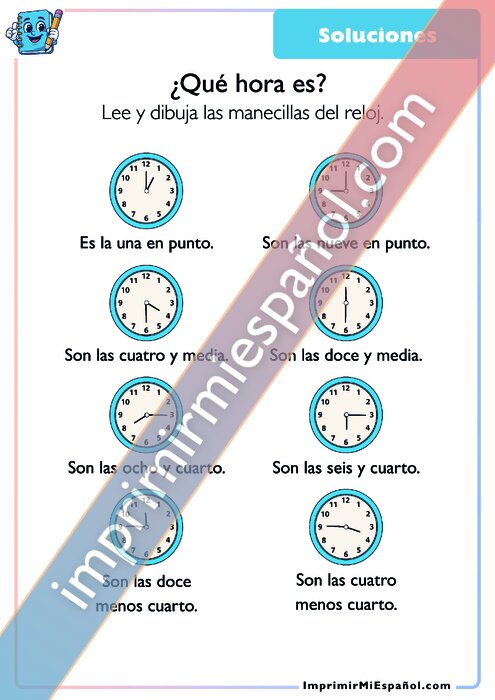 Clave de respuestas