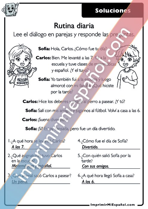 Clave de respuestas