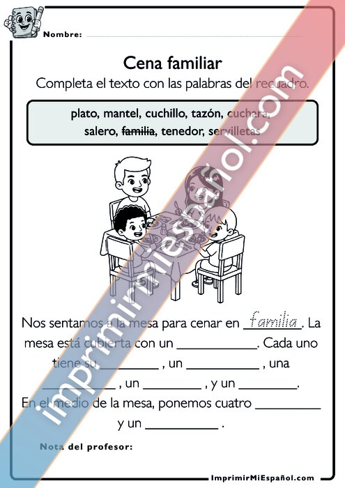 Para colorear