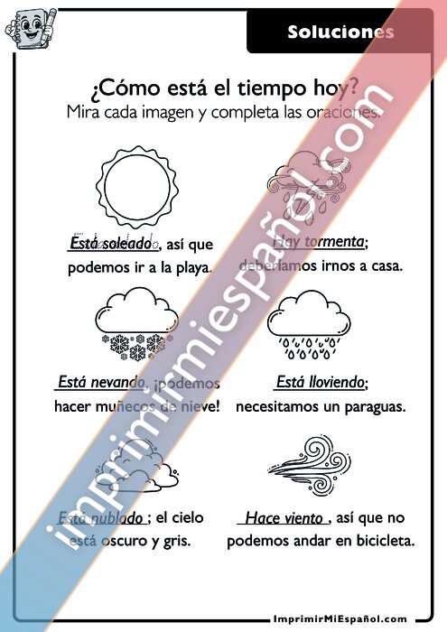Clave de respuestas