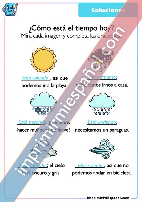 Clave de respuestas