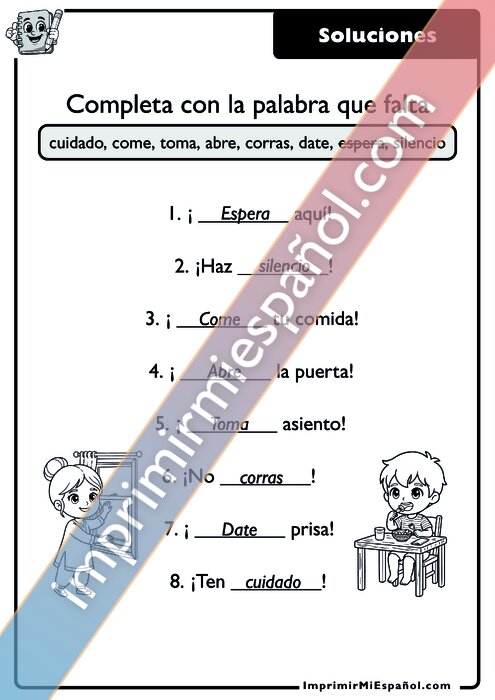 Clave de respuestas