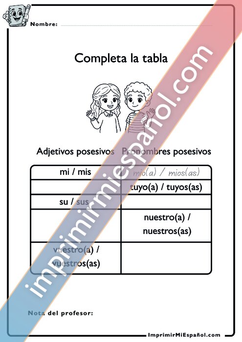 Para colorear