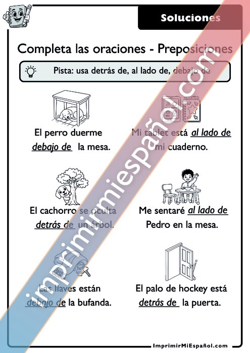 Clave de respuestas