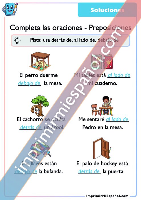 Clave de respuestas