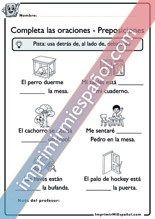 Para colorear