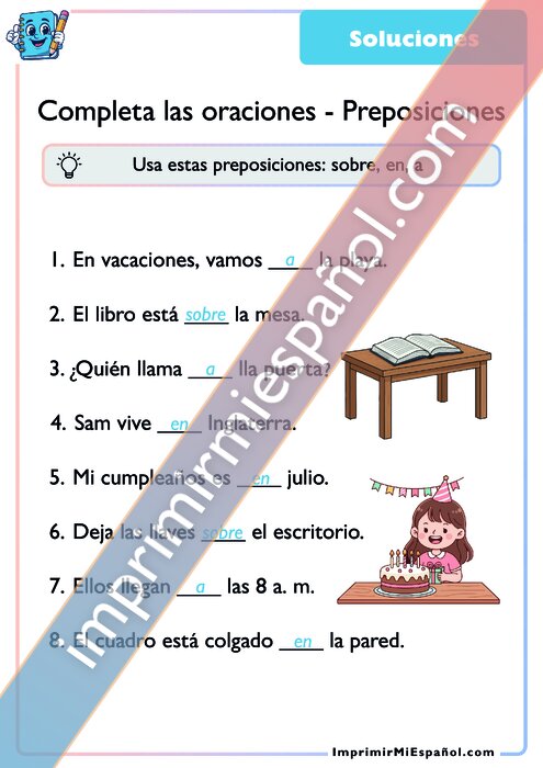 Clave de respuestas