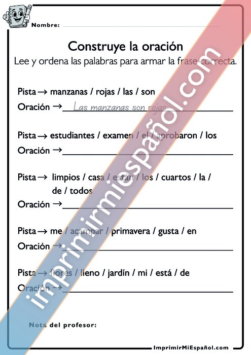 Para colorear