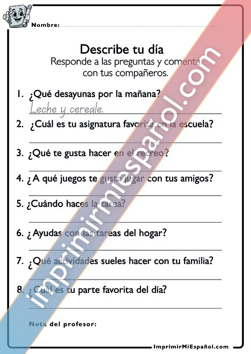 Para colorear